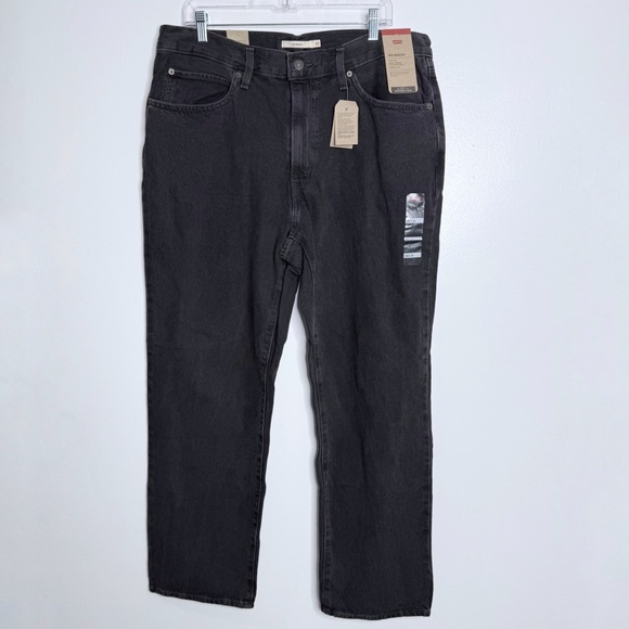 NWT Levi's '94 Baggy Straight Leg Mid Rise Loose In Black Wash Size 33 x 31 - Picture 2 of 11